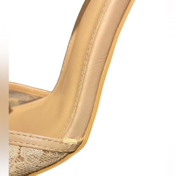 Nude high heels with laces - Picture 4 of 8